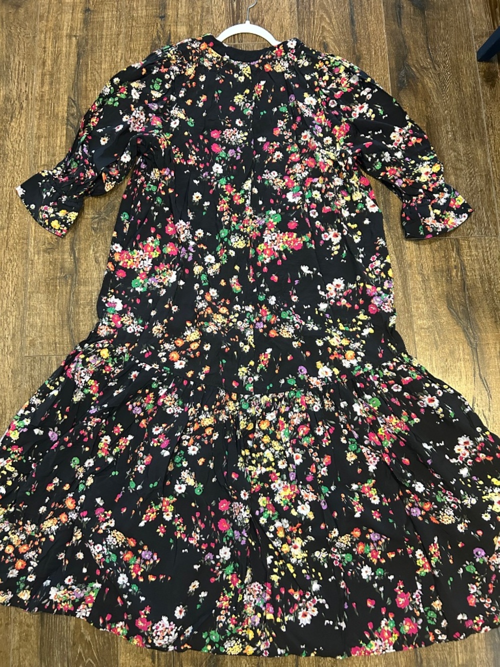 H&M Black Floral Maxi Dress - Picture 4 of 14